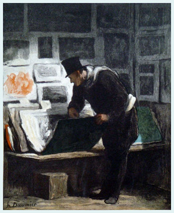 Honoré Daumier’s A Print Enthusiast