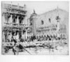 The Piazzetta, San Marco | William Walcot | Etching & Drypoint | Elizabeth harvey-Lee | E H-L 58