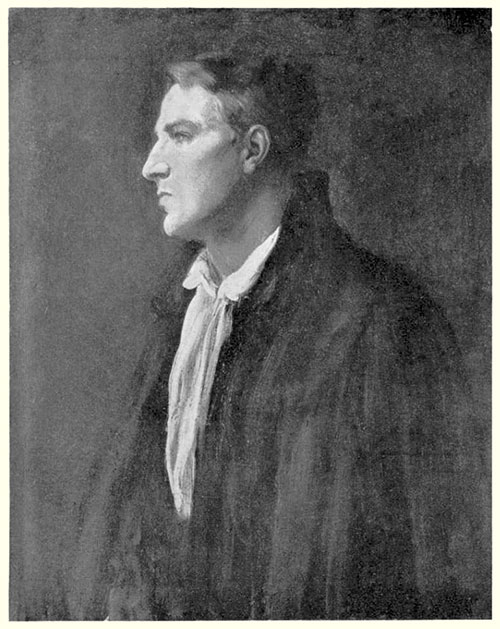 Portrait of Sir Charles Holroyd, painted by Lady Holroyd, oils, c1900-1905.