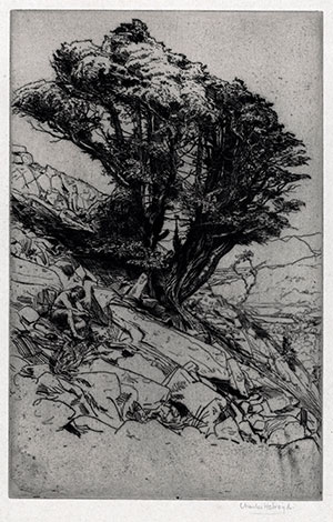 Charles Holroyd. Nymphs by the Seai. Original etching, 1904-05. 