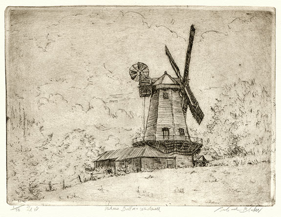 The Works of Michael Blaker | Exhibition by Elizabeth Harvey-Lee | Hilaire Belloc’s Windmill