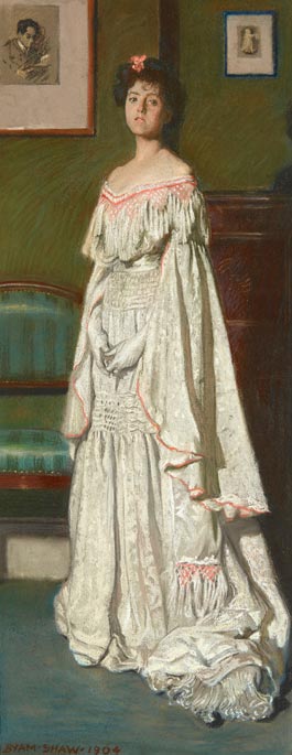 Isabel Codrington, from a pastel by John Byam Shaw. Image courtesy Lyon & Turnbull. 
