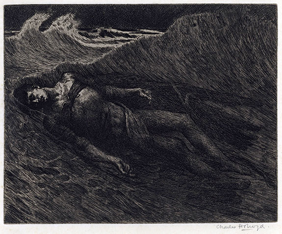 Charles Holroyd, Original etching, 1890-01.