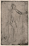 Charles Holroyd,  Lady Godiva. Original drypoint, 1895.  
