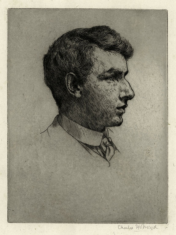 Charles Holroyd. Michael.  Original drypoint, 1910. 