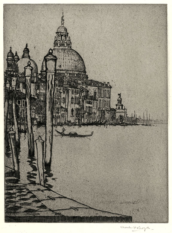 Charles Holroyd, Santa Maria della Salut. Original etching, 1901-02. 