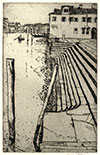 Charles Holroyd, The Salute Steps. Original etching, 1905-06.