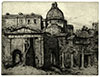 Charles Holroyd, In the Ghetto, Rome. Original etching, 1896-97.