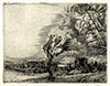 Charles Holroyd, Storm Cloud on the Campagna. Original etching, 1896-97.