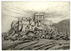 Charles Holroyd, The Acropolis. Original etching, 1910-11.