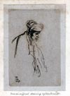 The Norwich School of Artists. Cecilia Lucy Brightwell. Thorpe St Andrew, near Norwich 1811 – 1875 Norwich. Study of a Man in a Turban. Original etching.