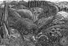 George Tute | Bather in a Landscape | Wood Engraving | Elizabeth Harvey-Lee