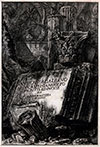 Gianbattista Piranesi, Mozano di Mestre, Venice 1720 – 1778 Rome. Title to Antichità d’Albano e di Castel Gandolfo Descritte ed Incise da Giovambatista (sic) Piranesi. Original etching, 1764.