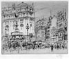 Piccadilly Circus & Glasshouse Street. Etching & aquatint, c.1933-35