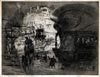 The Trojan Horse | William Walcot | Original etching with aquatint, 1914 | Elizabeth harvey-Lee | E H-L 35