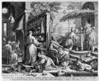 RAPHAEL SADELER I, Antwerp 1560 – 1632 Munich. The Supper at Emmaus. This Engraving, 1593, is for sale priced £750