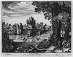 SIMON WYNOUTS FRISIUS (Simon de Vries), c1580 Harlingen – 1628 The Hague. Landscapes with The Story of the Good Samaritan. The set of four engravings, c1600-1620.