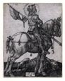 ALBRECHT DÜRER, Nuremberg 1471 – 1528 Nuremberg. St George on Horseback. Original engraving, 1505-08. This print is for sale, priced at £10,000