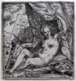 HANS STROHMEYER, fl 1583-1610. An Allegory of Painting. Original etching, 1593. This print is for sale, priced £850