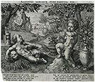 RAPHAEL SADELER I, Antwerp c1560 – c1632 Munich. An Allegory of Transitoriness. Engraving, c1590. This print is for sale.