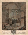 Jean Francois Janinet, Paris 1752–1814. Restes du Palais du Pape Jules. This aquatint etching is for sale
