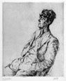 Hubert Andrew Freeth, Irishman, c1936. This etching has been SOLD