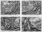 Philips Galle, The Four Seasons. This set of four prints is sold