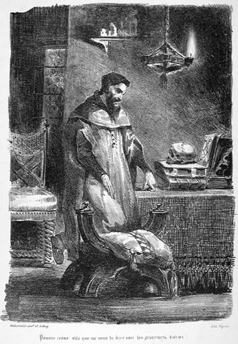 Eugene Delacroix, Faust dans son Cabinet