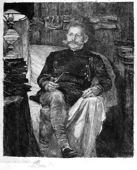 Albert Welti, Portrait of Franz Rose