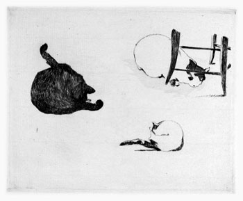 Edouard Manet (1832-1883): “Cats”